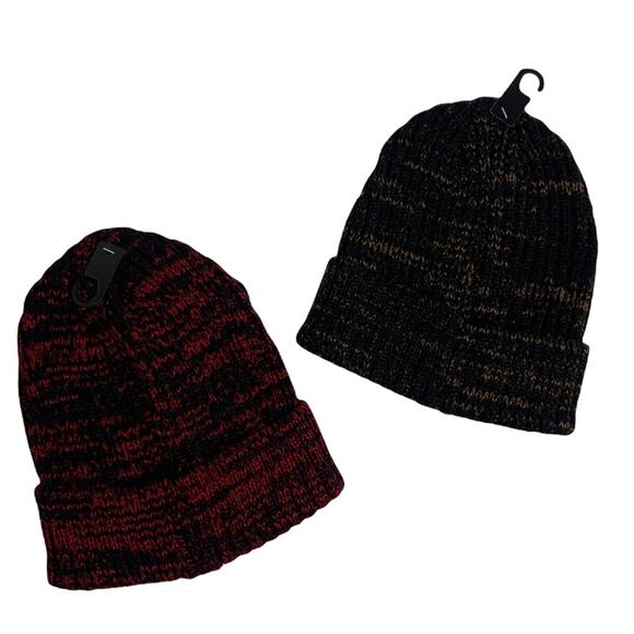 The Great Outdoors Warm Marled Knit Hats Beanies New with tag Bundle of 2 - Picture 2 of 7
